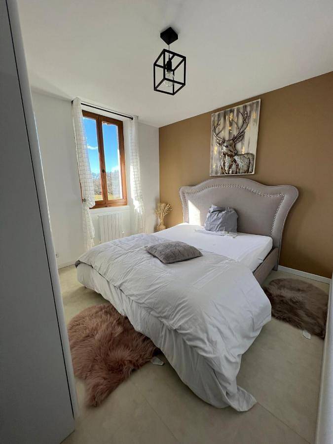 Appartement de vacances pour 4 personnes, avec sauna ainsi que jardin et vue