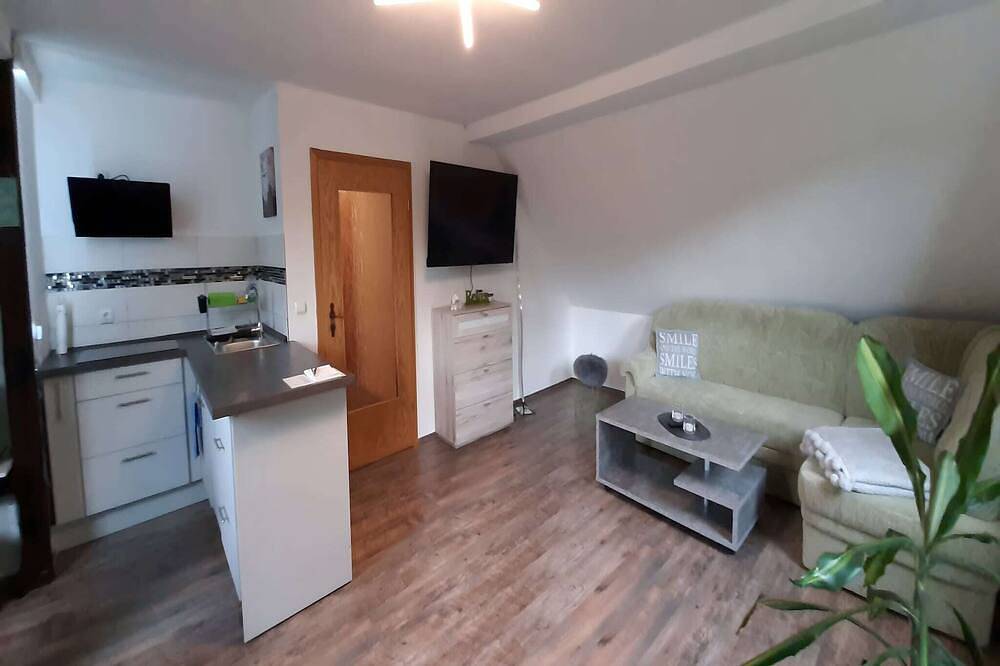 Ganze Wohnung, Familienurlaub am See in Burgk, Thüringer Schiefergebirge