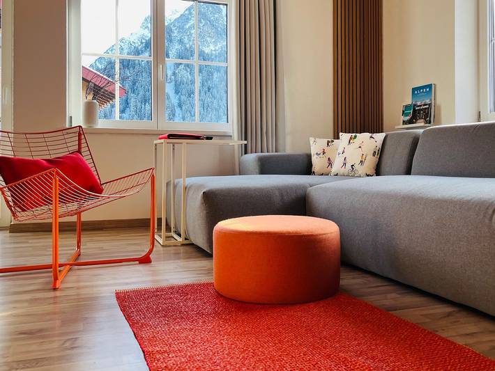 Ferienwohnung für 4 Personen, mit Terrasse in Mittelberg