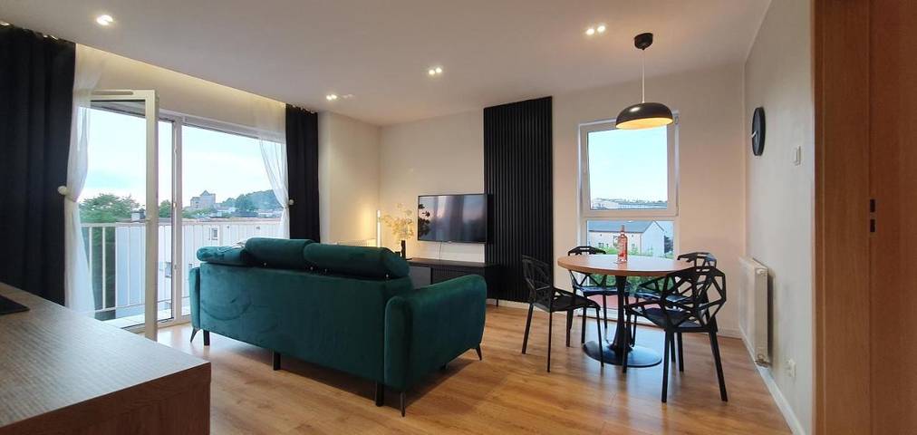 Apartament wakacyjny dla 4 osób, z balkon i widok w Będzin