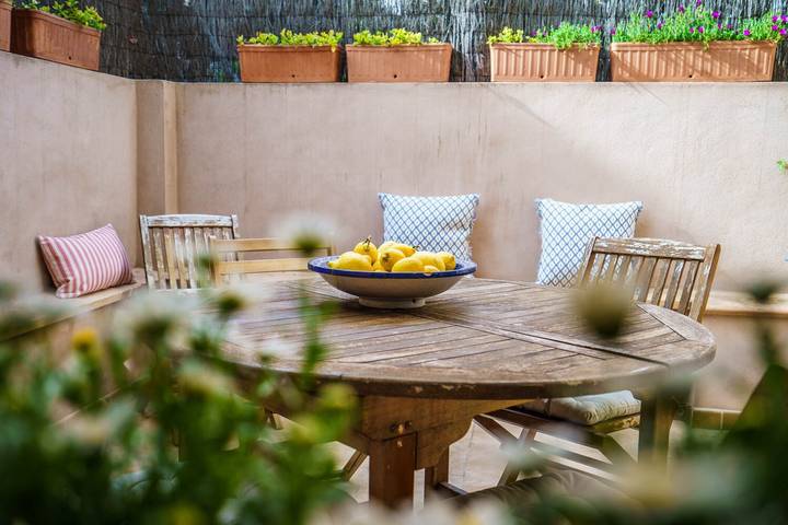 Precioso adosado con terraza, vistas a la montaña, aire acondicionado y Wi-Fi in L'Horta, Sóller