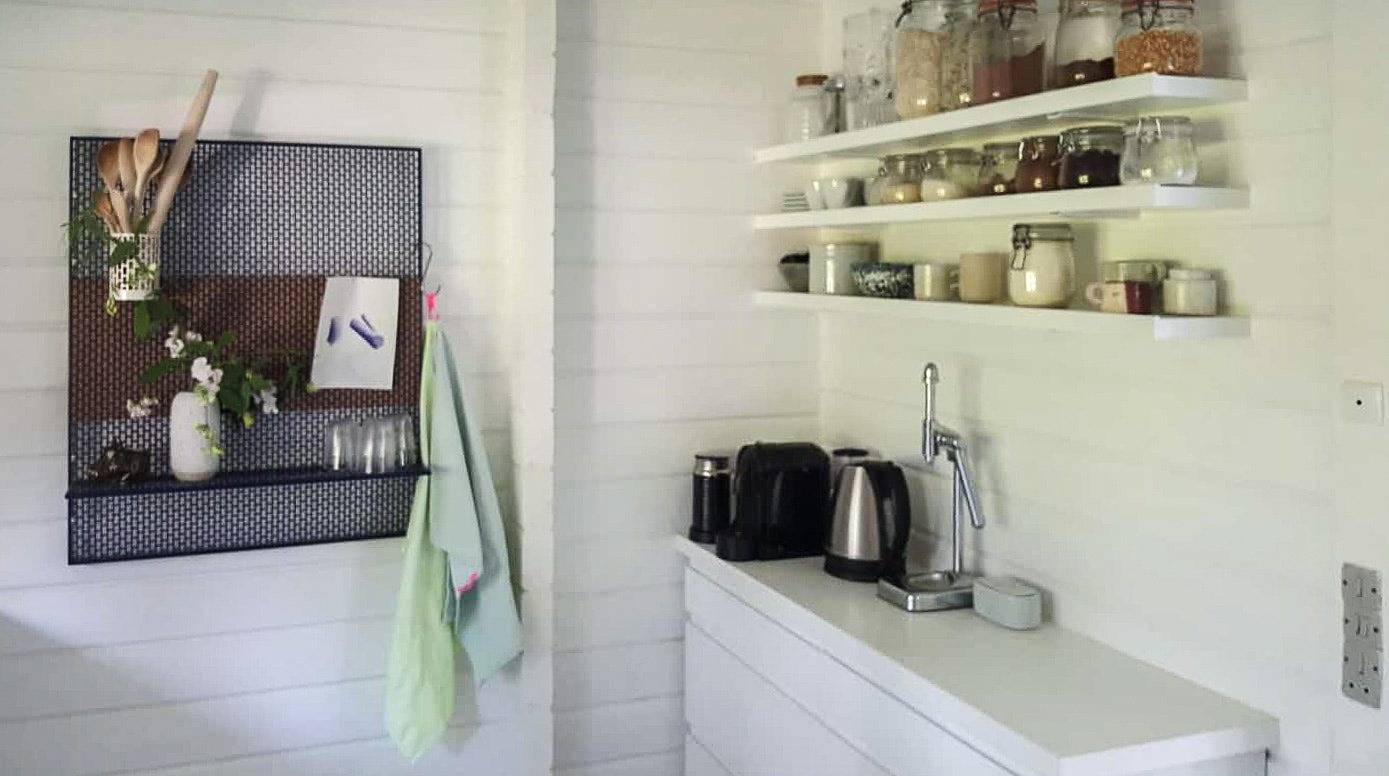 Wakker worden met uitzicht op het water vanaf Omø in Omø