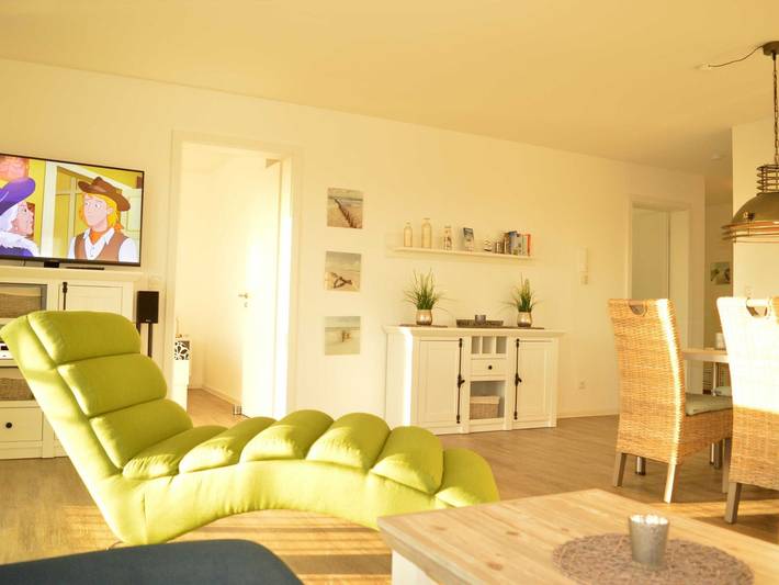 Ferienwohnung für 5 Personen, mit Sauna und Balkon sowie Ausblick, kinderfreundlich in Schillig - 3