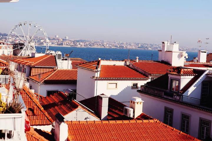 Casa de férias para 4 pessoas, com varanda e vista em Cascais