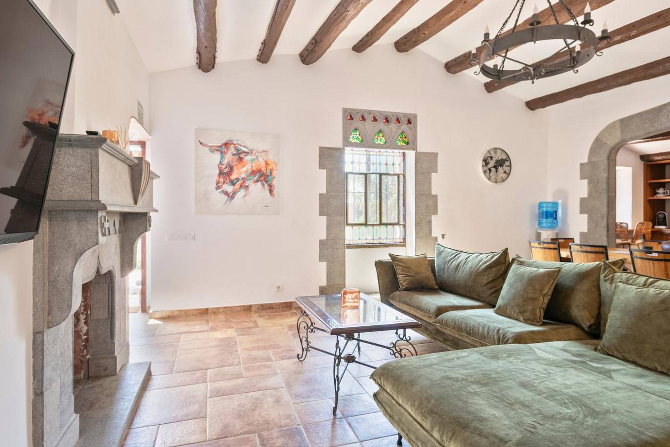 Villa 'Casa Mirador' con vistas a la montaña, Wi-Fi y aire acondicionado in Tordera, Costa del Maresme