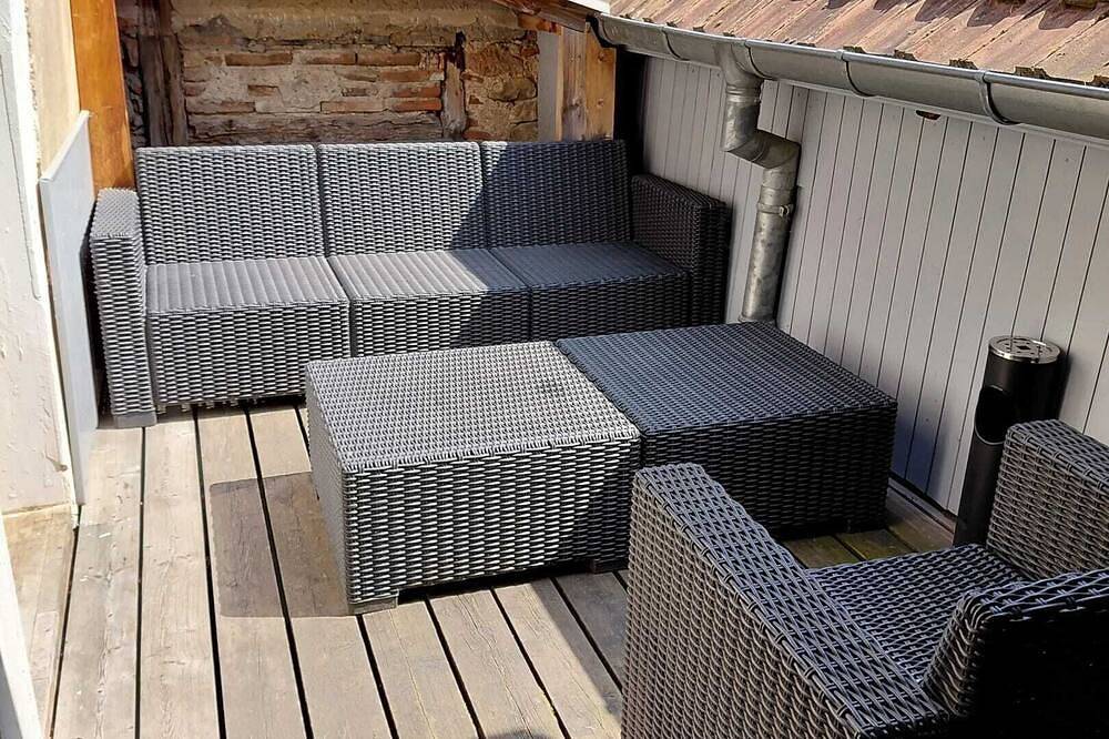 Ganze Wohnung, Homerez - Gemütliche Wohnung mit Kamin in Eguisheim - 110 m² - Terrasse in Eguisheim, Regionaler Naturpark Belchen der Vogesen