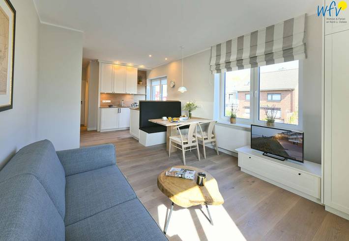 Ferienwohnung für 2 Personen, mit Balkon auf Wangerooge