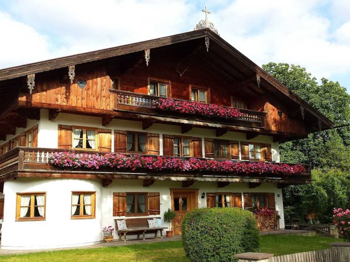 Bauernhof für 2 Personen, mit Balkon und Garten sowie Ausblick