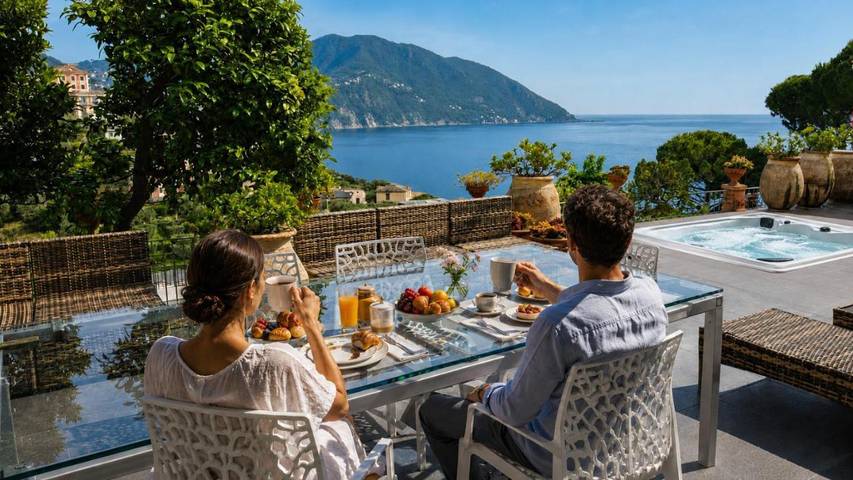 Maison d’hôte pour 2 personnes, avec vue et terrasse à Recco - 3