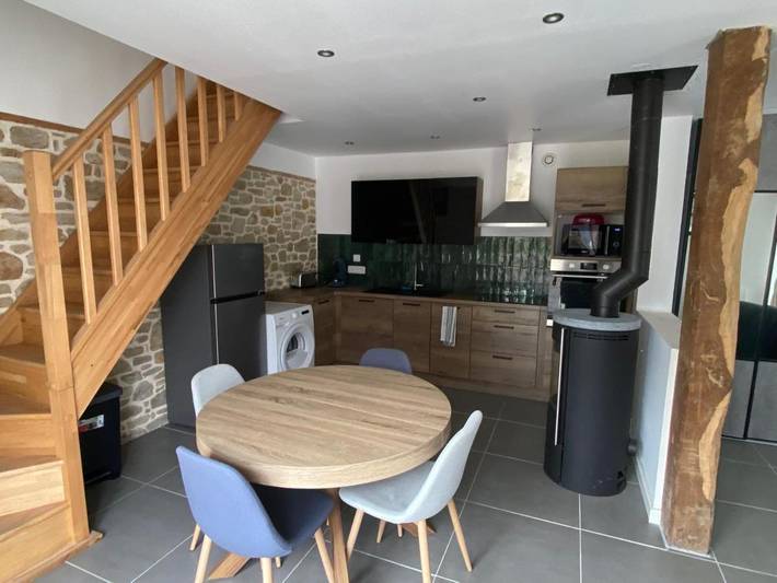 Location de vacances pour 4 personnes, avec Terrasse et Jardin à Créhen - 4