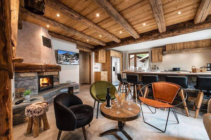Chalet pour 12 personnes, avec jacuzzi ainsi que sauna et balcon - 1
