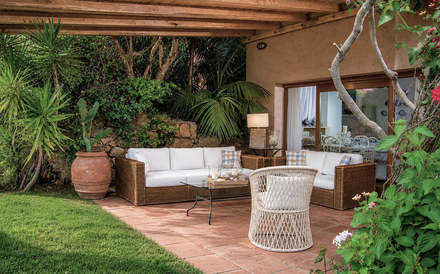 Ganze Wohnung, Ferienwohnung für 7 Personen mit Garten in Cala di Volpe, Arzachena