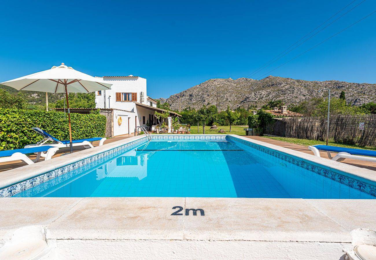 Villa "Angels" with Private Pool & Wi-Fi in Pollença Stad, Pollença