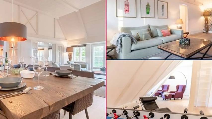 Ferienhaus für 9 Personen, mit Garten und Terrasse sowie Sauna, mit Haustier in Borgsum - 2