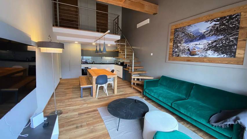 Ganze Wohnung, Luxus-Wohnung - Plein Sud - 90m2 - Blick auf die Hänge - 9 Pers. in Montgenèvre, Briançon und Umgebung