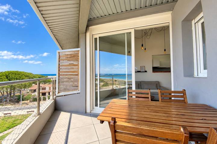 Ganzes Studio, Le Couchant – Studio mit Meerblick in einer Residenz mit privatem Stra in Le Grau-du-Roi, Côte d'Améthyste