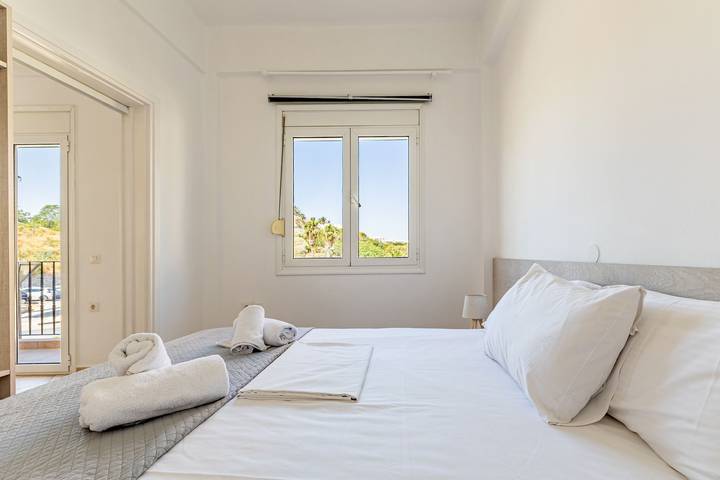 Gîte pour 4 personnes, avec balcon, adapté aux familles à Héraklion - 3