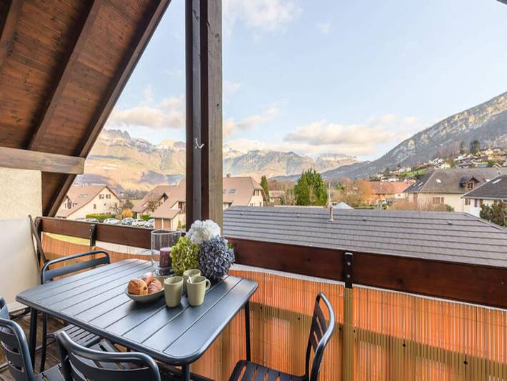 Appartement de vacances pour 4 personnes, avec balcon à Saint-Jorioz