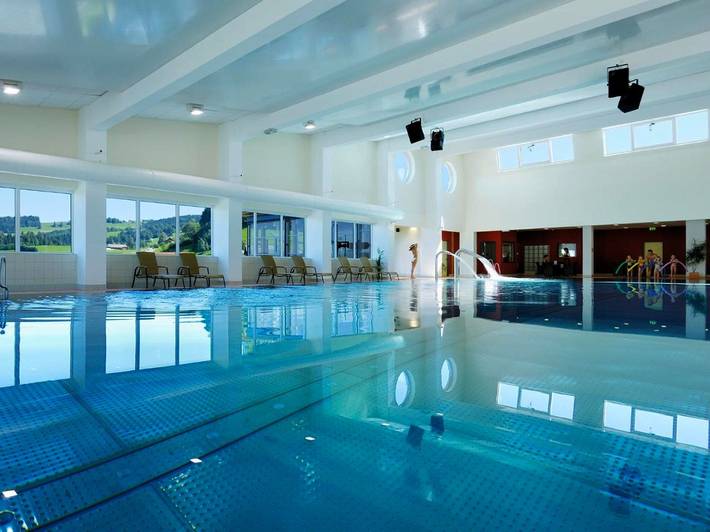 Hotel für 2 Personen, mit Balkon und Terrasse sowie Garten und Pool in Lingenau