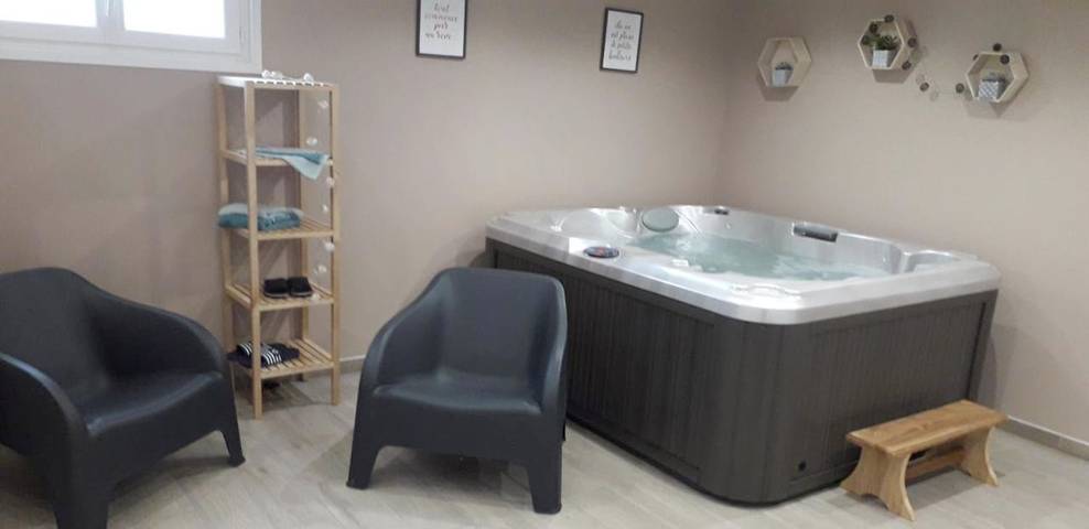 Location de vacances pour 3 personnes, avec sauna ainsi que jardin et jacuzzi à Bourthes - 2