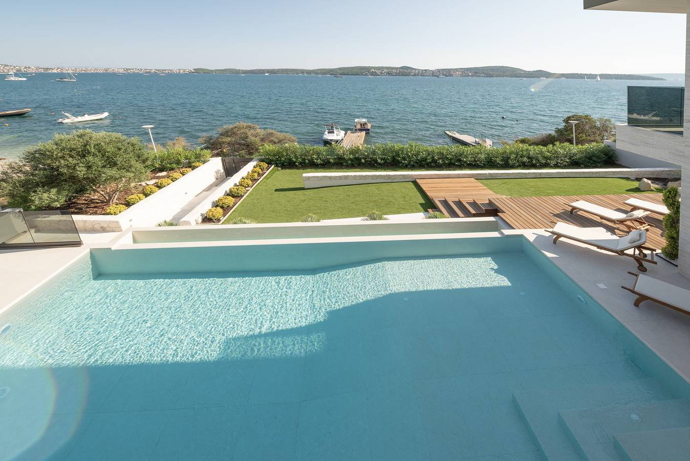 Strandvilla Nautilux mit Pool in Trogir, Split-Dalmatien