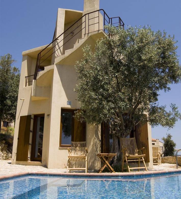 Location de vacances pour 2 personnes, avec vue sur l’océan et jardin ainsi que piscine et balcon dans Alonissos - 4