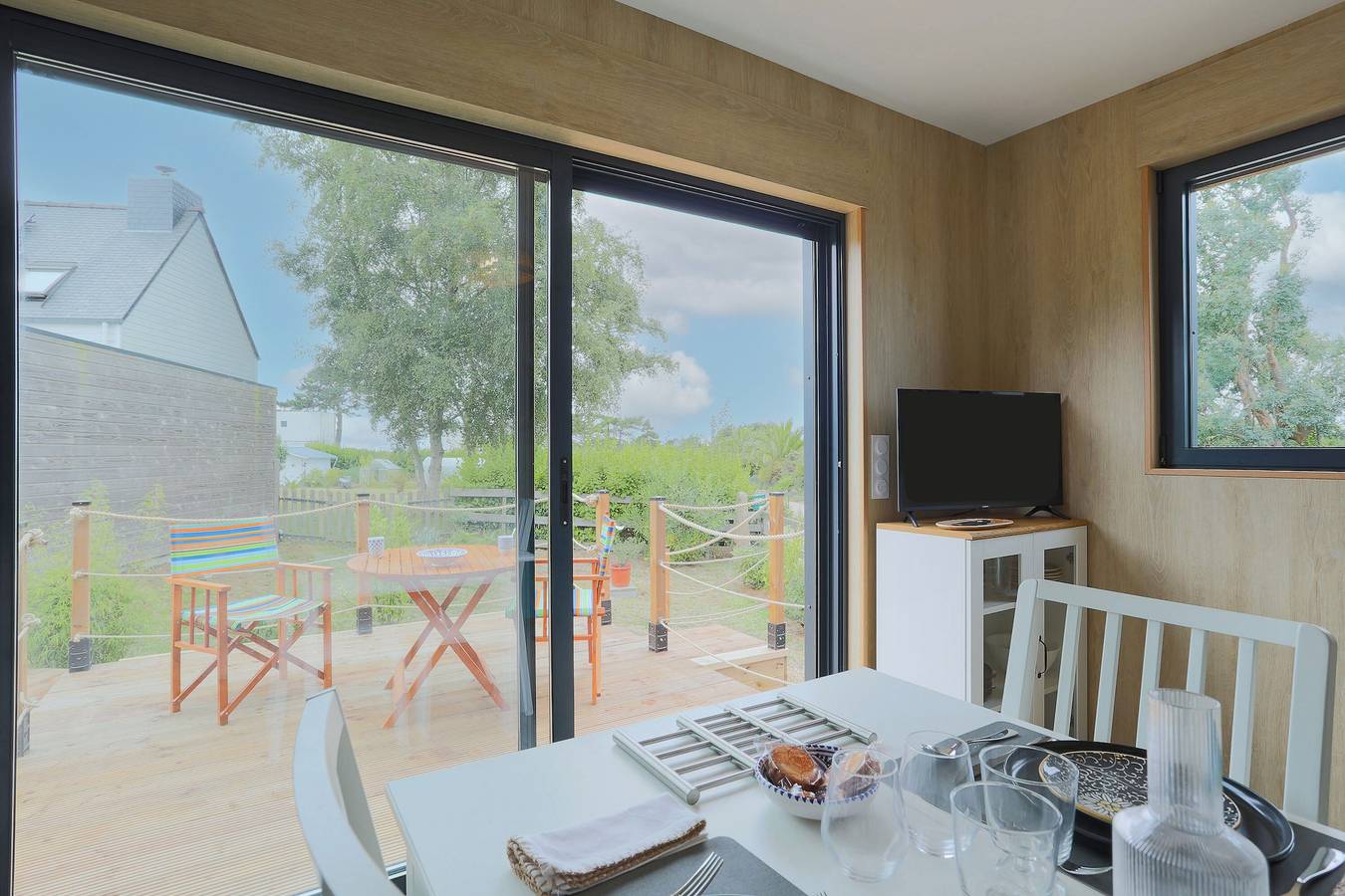 Chalet 'An Ti Koad Spa Privatif 800m Plage' met privéterras, privétuin en Wifi, foto 8