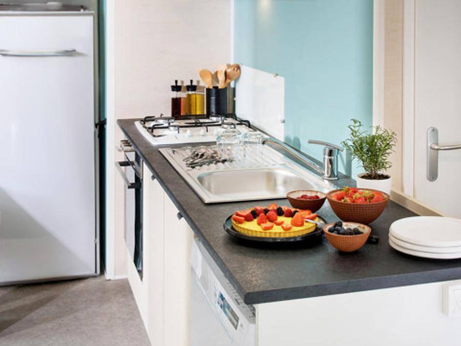 Camping Au Soleil d'Oc - Mobilhome 4 personnes - Cottage Grand Confort 2 chambres Tv - Lave vaisselle in Monceaux-sur-Dordogne, Région de Tulle