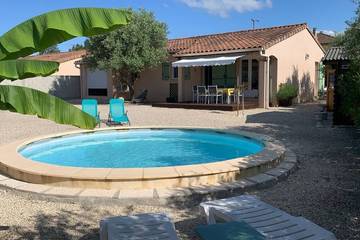 Villa pour 6 personnes, avec terrasse et jardin à Vallon-Pont-d'Arc
