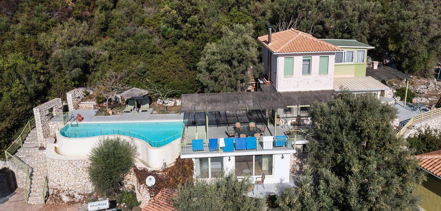 Villa voor 6 personen met balkon in Syvota (Lefkada), Griekenland