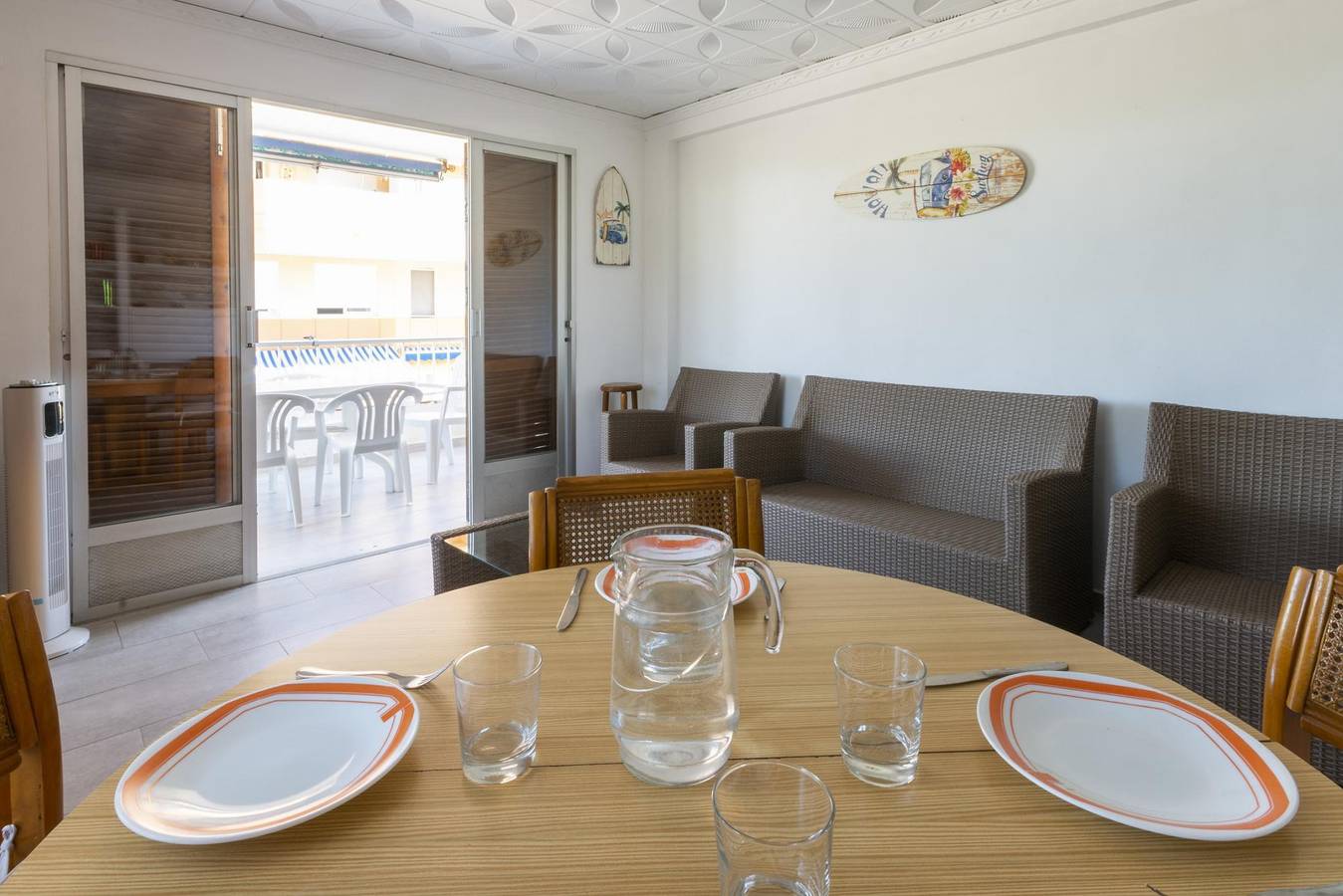 Ganze Ferienwohnung, Cotton - Apartment mit Terrasse in Playa de Oliva. in Oliva, Costa de Valencia
