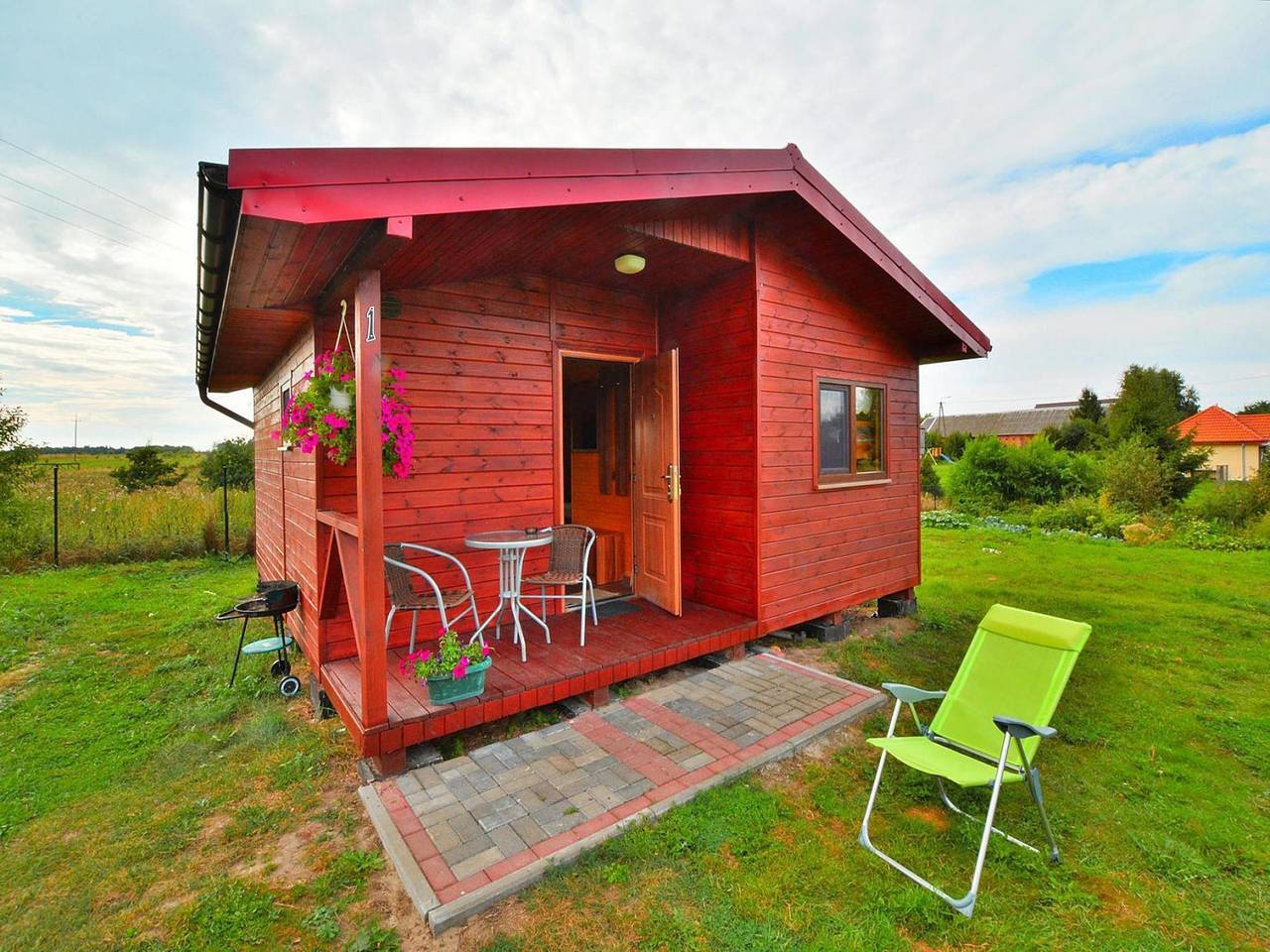 Ebenerdiges Ferienhaus, Oase der Ruhe und Stille in Rusinowo, Powiat Sławieński