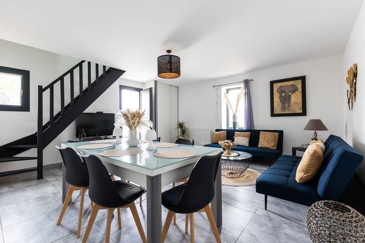 Maison de vacances pour 10 personnes, avec jardin, adapté aux familles en Gironde