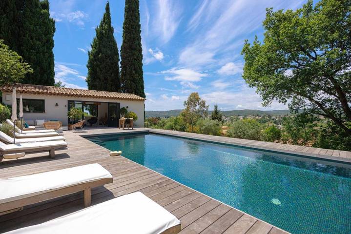 Maison d’hôte pour 2 personnes, avec terrasse et jardin ainsi que vue et piscine à Saint-Paul-de-Vence - 4
