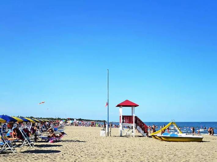 Vakantiewoning voor 6 personen, met zwembad en terras in Rosolina Mare