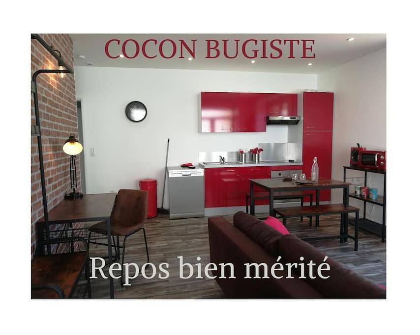 Appartement entier, Cocoon Bugiste : travail, sport ou détente in Plateau d'Hauteville, Belley