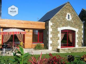 Gîte pour 2 personnes, avec jardin et terrasse à Tréguennec