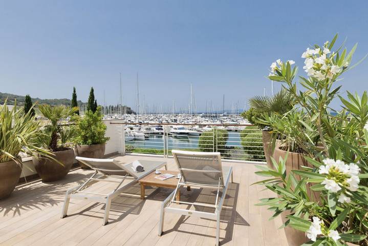 Ferienwohnung für 4 Personen, mit Balkon/Terrasse und Meerblick sowie Pool in der Toskana