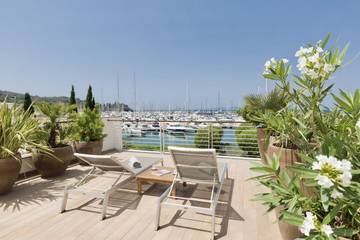 Ferienwohnung für 4 Personen, mit Meerblick und Balkon/Terrasse sowie Pool in der Toskana