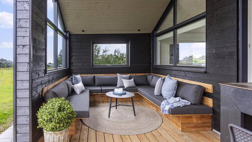 Sommerhus ved Skåstrup Strand med udespa og sauna in Skåstrup Strand, Lillebælt