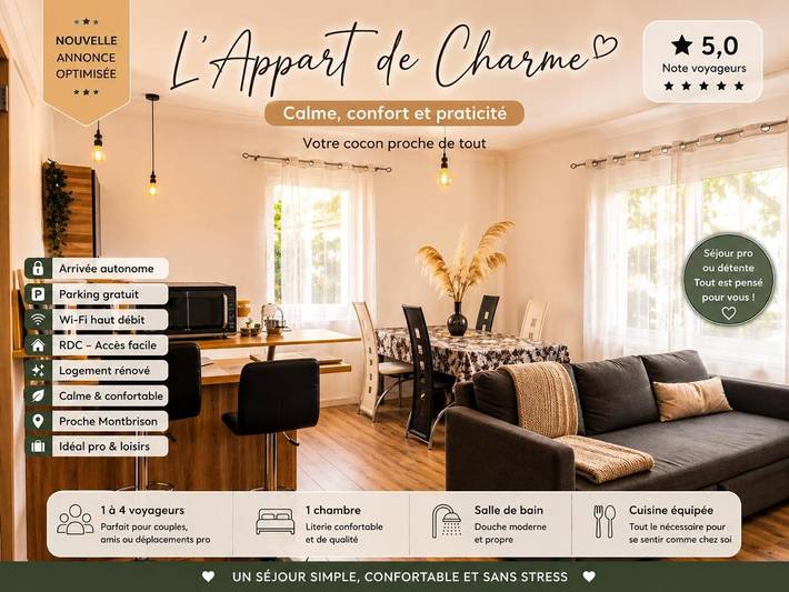 Apartamento de vacaciones para 4 personas, con vistas - 1
