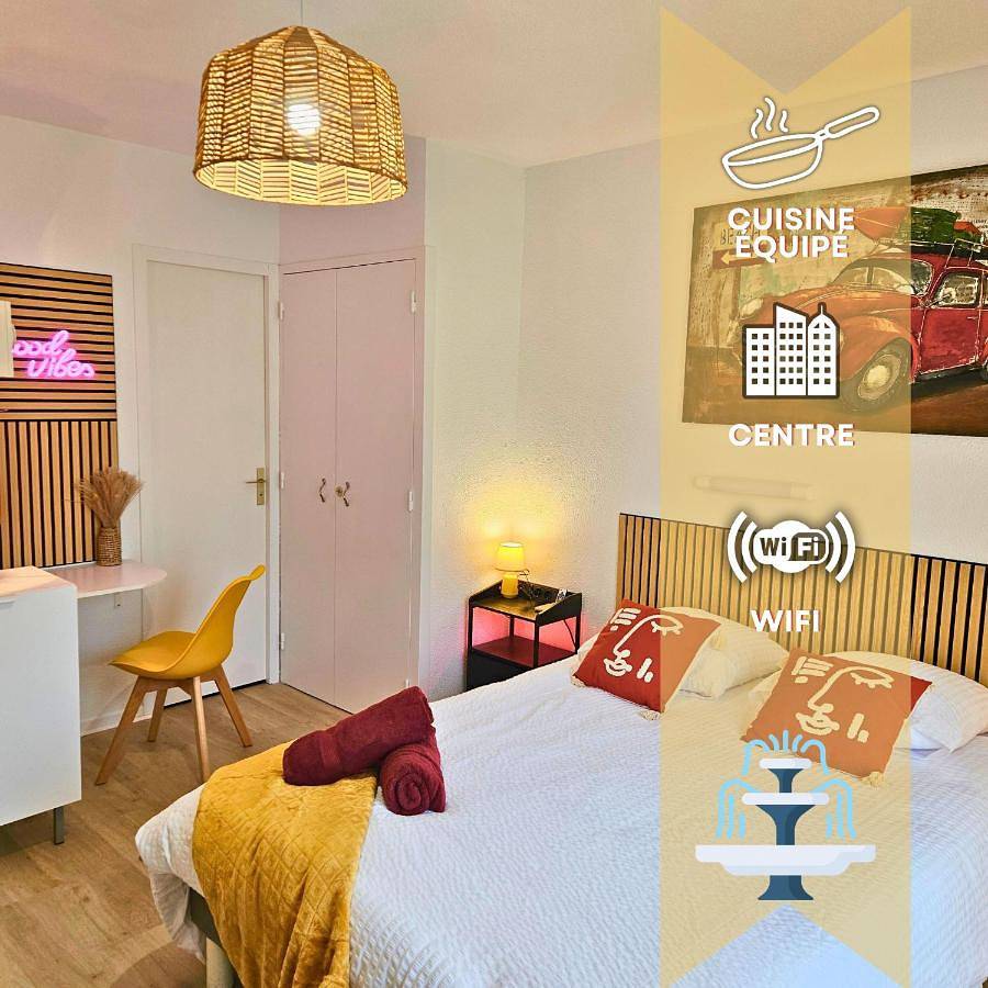 Appartement entier, ''Coccinelle'' Wifi - Centre - Moderne in Dax, Région de Dax