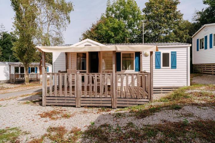 Parc de vacances pour 6 personnes, avec terrasse et piscine, animaux acceptés à Argol - 4