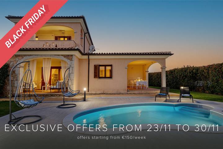 Villa for 8 people, with garden and balcony in San Teodoro