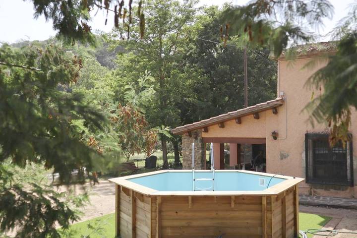 Casa rural para 6 personas, con piscina además de vistas y jardín en Santa Susana - 4