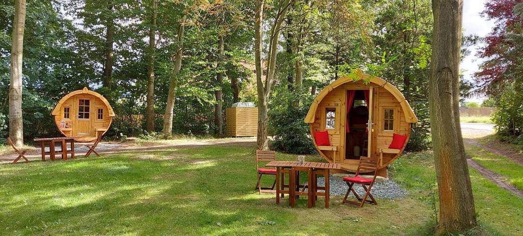 Camping voor 4 personen, met tuin en uitzicht in Saksen