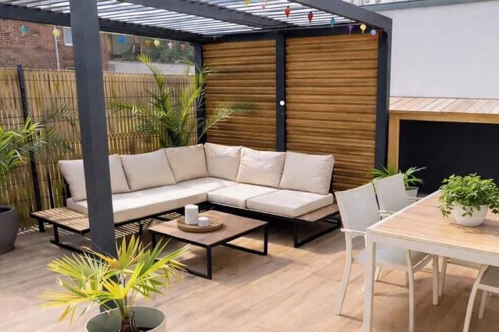 Appartement de vacances pour 4 personnes, avec terrasse ainsi que jacuzzi et jardin, animaux acceptés - 1