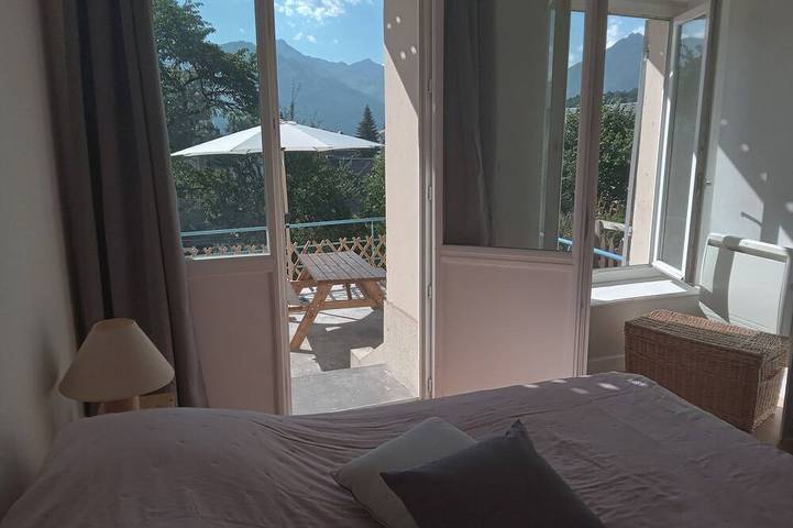Entire apartment, Apartment at the foot of the Pyrenees with a large terrace overlooking the mountains in Argelès-Gazost, French Pyrenees