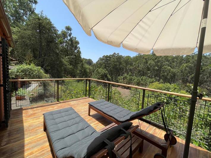 Maison de campagne pour 2 personnes, avec vue ainsi que jardin et piscine - 1