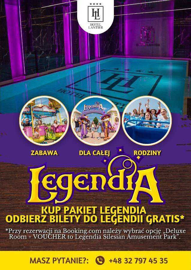 Hotel dla 2 osób, z Jacuzzi i Basen oraz Sauna w Bytom